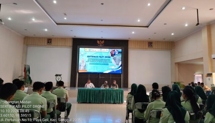 Dorong Pertanian Modern, Kementan Bersama APDI Sertifikasi Pilot Drone Mahasiswa Polbangtan