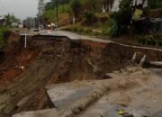 Jalan Nasional Sidikalang-Dolok Sanggul Putus