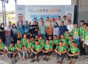 Dahnil Ginting Berikan Ratusan Nasi Kotak Dan Bantu Atlet Futsal