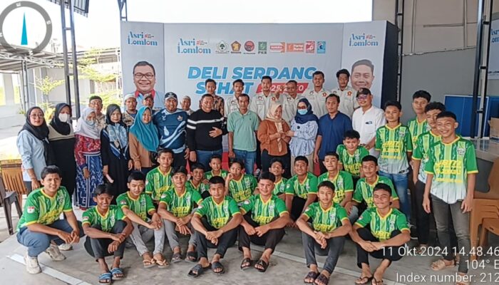 Dahnil Ginting Berikan Ratusan Nasi Kotak Dan Bantu Atlet Futsal
