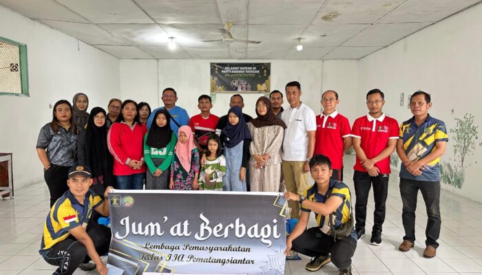 Lapas Kelas IIA P. Siantar Bagikan Bansos Kepada Anak Yatim