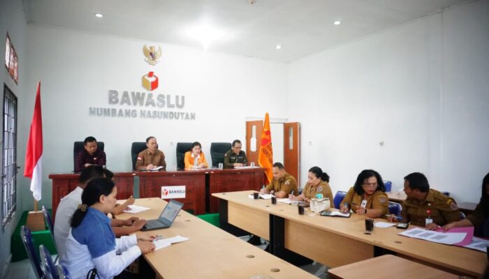 Tingkatkan Tugas Pengawasan, Bawaslu Humbahas Rapat Pokja