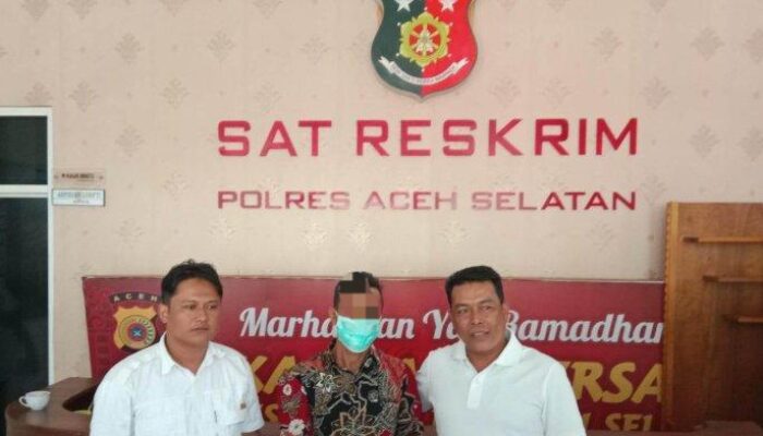 Cabuli Anak Di Bawah Umur, PNS Disdik Aceh Selatan Ditangkap Polisi