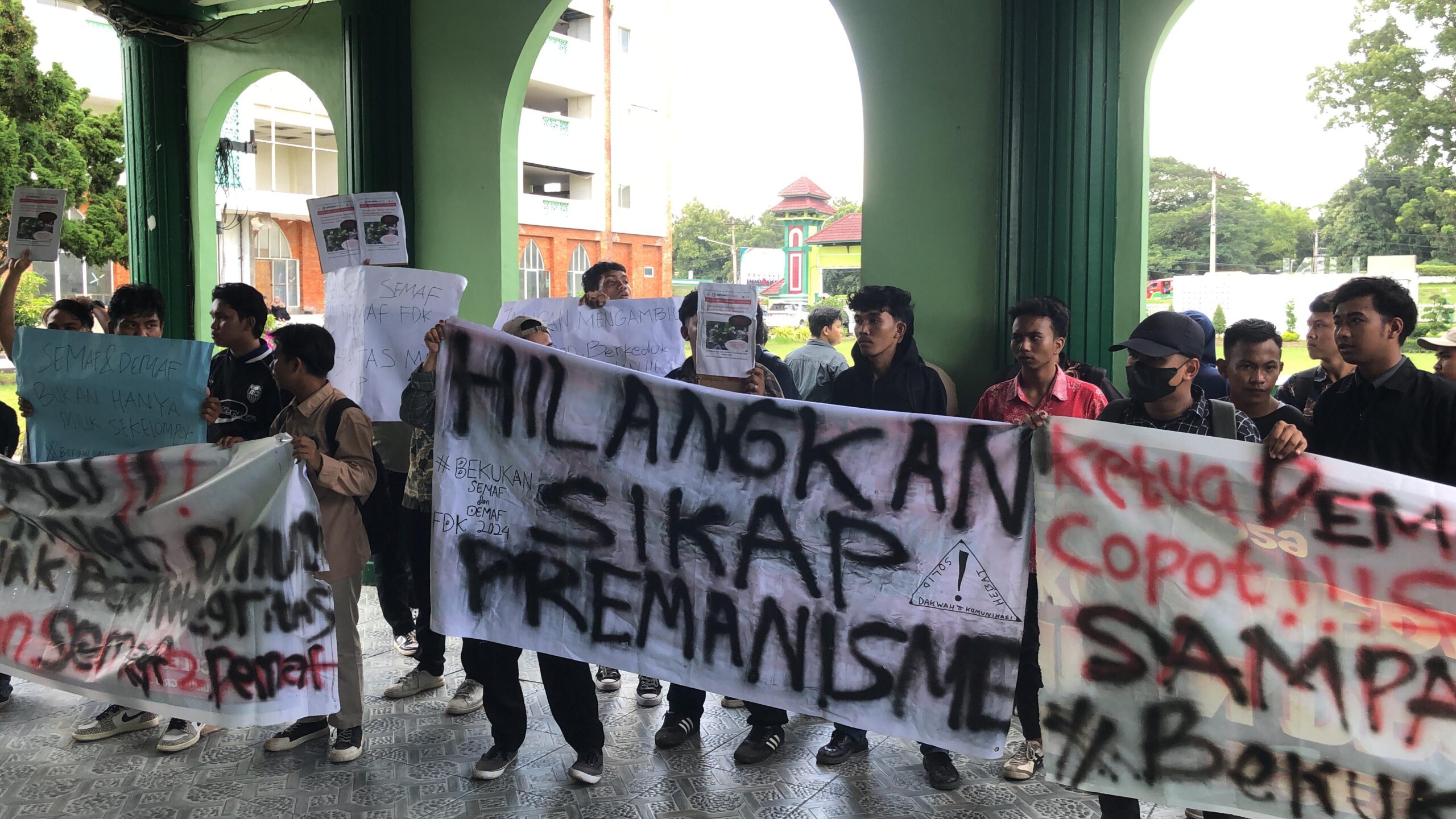 Kantor Demaf/Semaf FDK UINSU Disegel, Desak Rektor Bekukan Kepengurusan