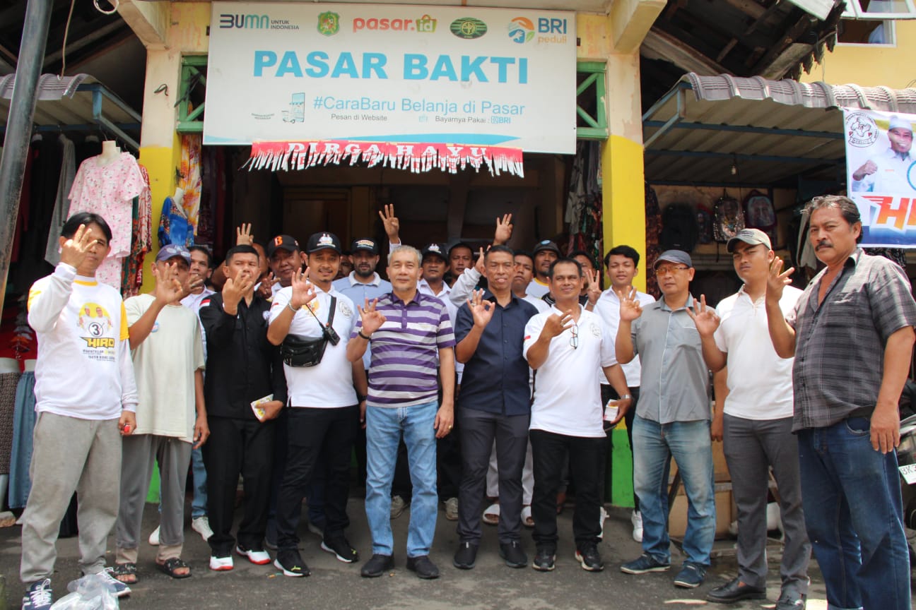 Safari HIRO Kunjungan 53 Pasar, Yasyir Ridho Disambut Meriah Di Pasar Halat Dan Bakti