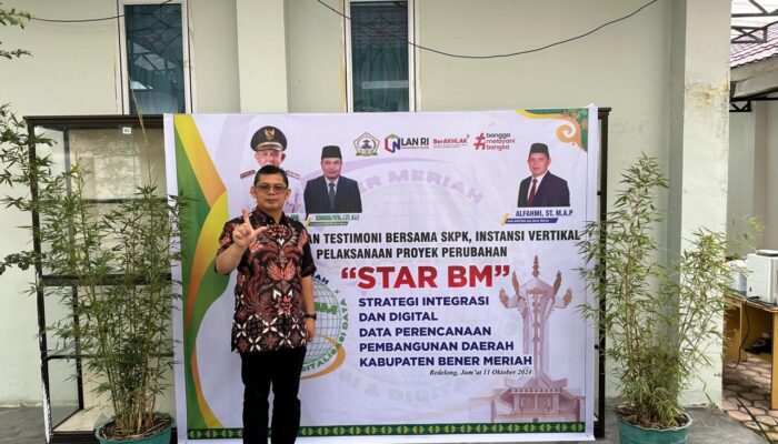 Bappeda Bener Meriah Hadirkan Digitalisasi STAR-BM