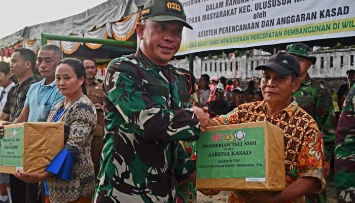 Asrena Kasad Tinjau Pelaksanaan TMMD Ke-122 Di Nisel