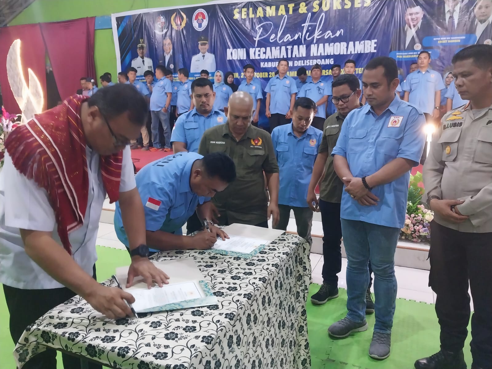 KONI Namorambe Dilantik, Dr Aci: Saya Ingin Atlet Namorambe Raih Prestasi Lebih Tinggi