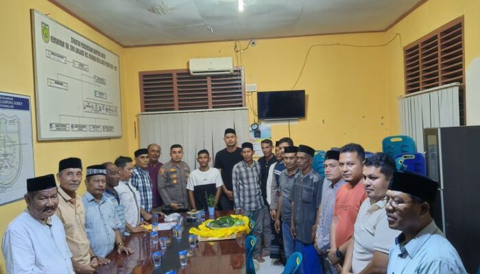 Kapolsek Peukan Bada Inisiasi Perdamaian Antar Warga