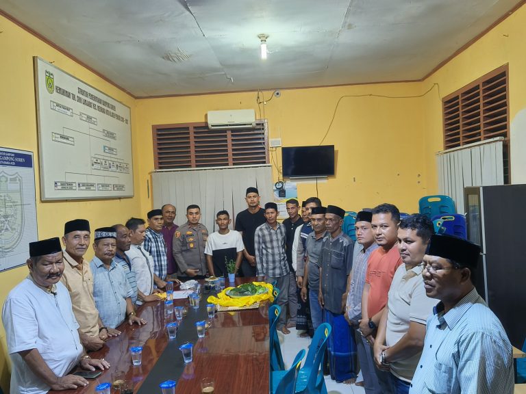 Kapolsek Peukan Bada Inisiasi Perdamaian Antar Warga