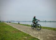 Pembangunan Jogging Track Sekeliling Kolam Retensi Martubung Selesai