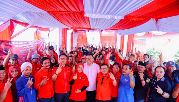 PDI Perjuangan Tanjungmorawa Siap Sumbangkan 36 Ribu Suara Untuk ADIL