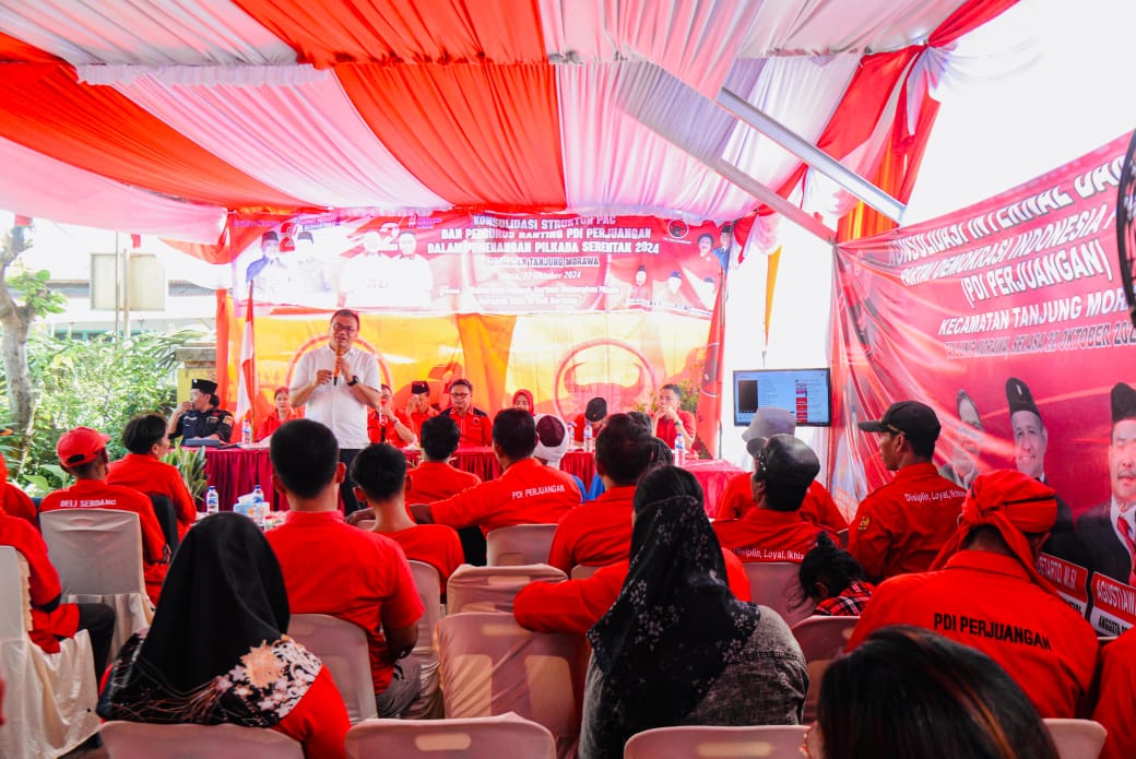PDI Perjuangan Tanjungmorawa Siap Sumbangkan 36 Ribu Suara Untuk ADIL