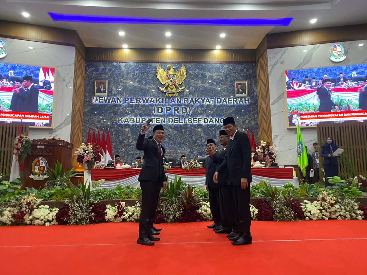 7 Fraksi DPRD Deliserdang Serahkan Surat Komposisi Pimpinan Dan Fraksi, Ini Nama-namanya