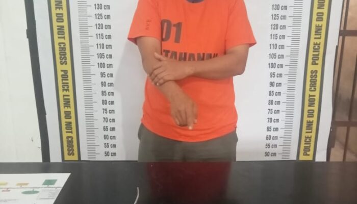 Polsek Bosar Maligas Amankan Sopir Diduga Pengedar Sabu