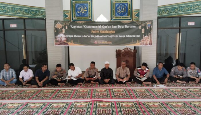 Polres Simalungun Gelar Khataman Al-Quran