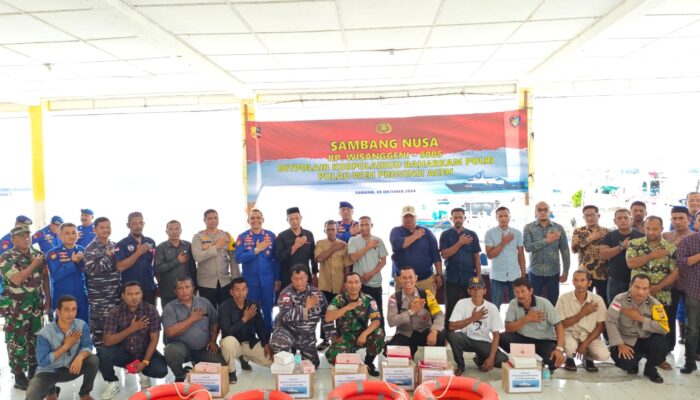 Wakapolres Sabang Ikut Program Prioritas Polri Sambang Nusa