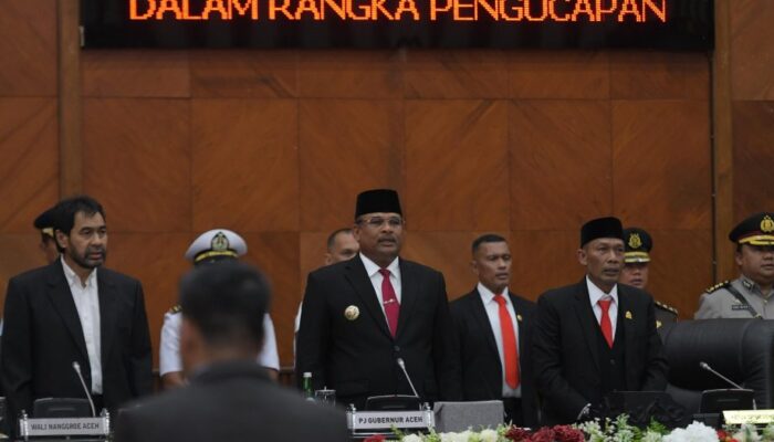 Ketua DPRA Puji Kepemimpinan Pj Gubernur Safrizal