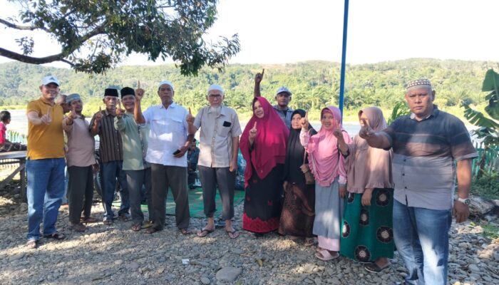 Elizar Bakar Semangat Warga Menangkan Paslon Bupati Nomor 1, PMA -AFN