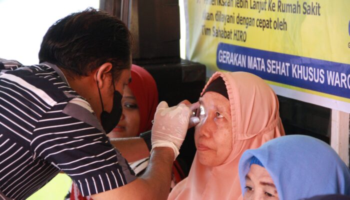 Sahabat HIRO Gelar Pemeriksaan Mata Gratis Di 151 Kelurahan