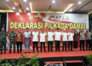 Aulia Rachman Saksikan Tiga Pasangan Calon Wali Kota Dan Wakil Wali Kota Medan Deklarasikan Pilkada Damai