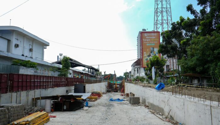 Target Siap Desember, Pembangunan Underpass H.M. Yamin Sudah 81,7 Persen