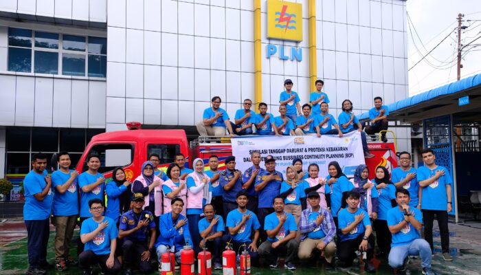 Dukung BCP, PLN UIP SBU Gelar Simulasi Tanggap Darurat & Proteksi Kebakaran