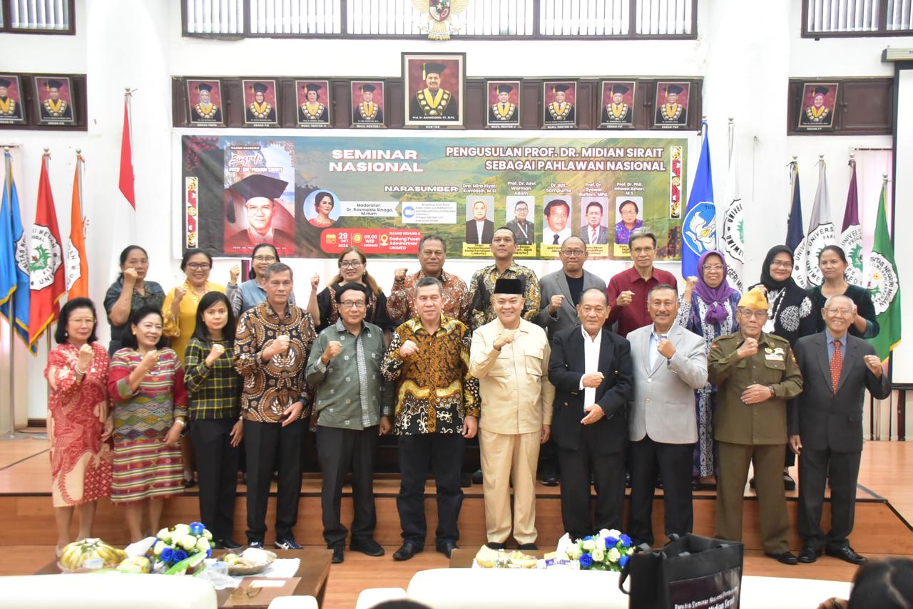 Unimed Usulkan Prof Midian Sirait Jadi Pahlawan Nasional