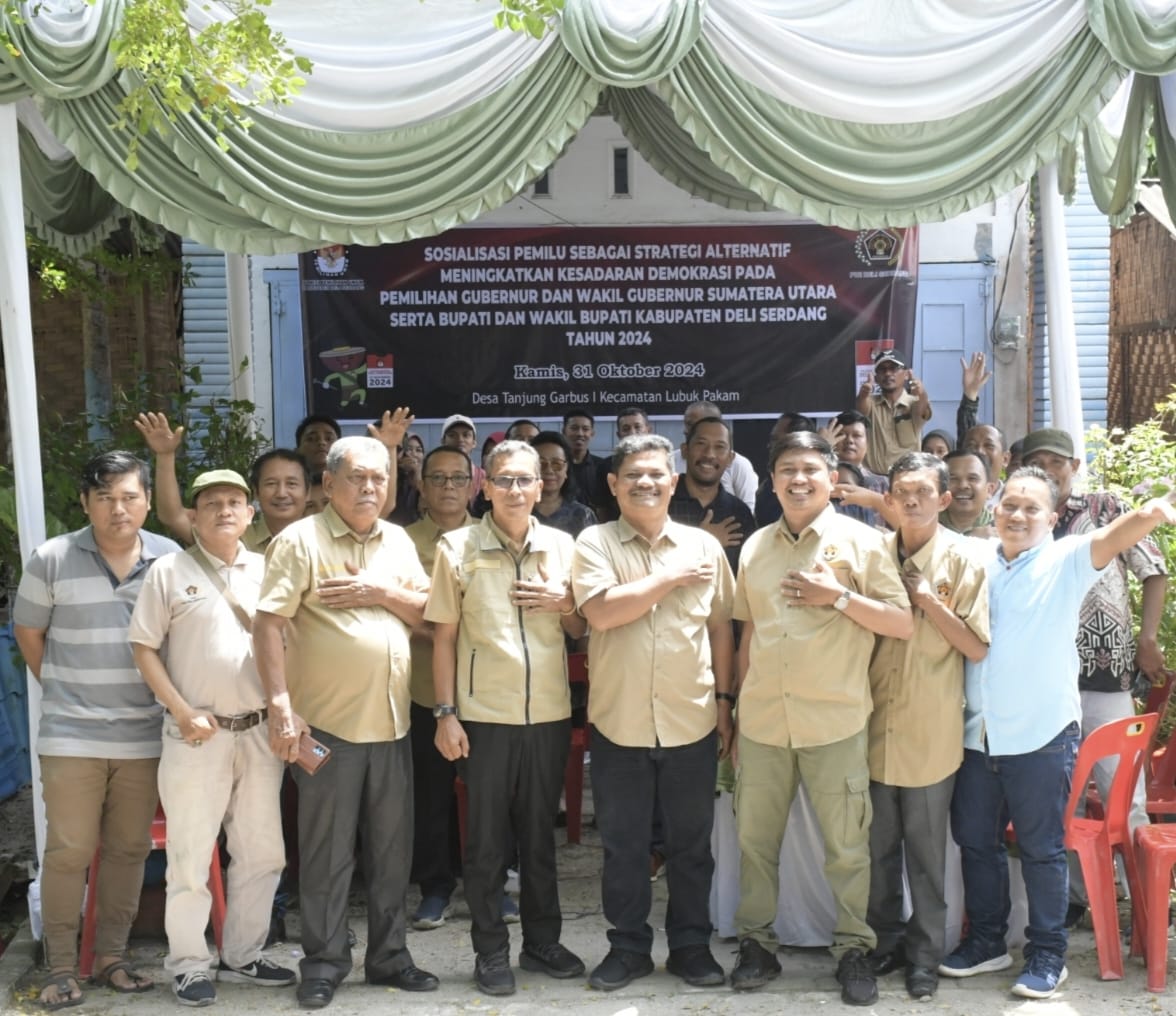 Tingkatkan Partisipasi Pemilih, KPU-PWI Deliserdang Sosialisasi Pilkada Serentak