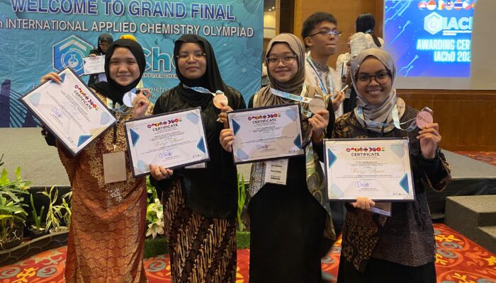 Siswa SMA Harapan 3 Delitua Raih Prestasi Ajang Internation Applied Chemistry Olimpad