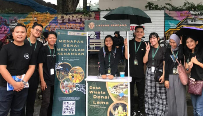Kampanye Desa Pariwisata Denai Lama Meriahkan Car Free Day