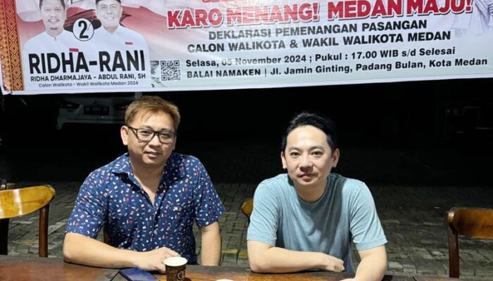 Survei Masih Unggul, Ridha Dharmajaya Calon Wali Kota Medan Yang Berkelas