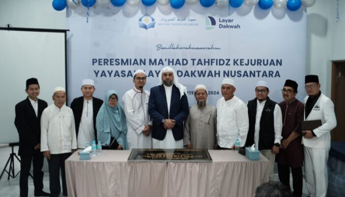 Syekh Muhammad Jaber Resmikan Gedung Baru Program Ma’had Tahfidz Kejuruan