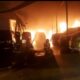 Gudang Penyimpanan Mobil Di Sunggal Ludes Terbakar, 5 Mobil Hangus