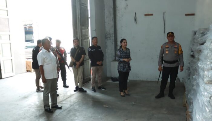 Kapolres Pelabuhan Belawan Cek Kesiapan Pengamanan Di Gudang KPU