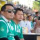 CALON walikota dan wakil walikota nomor urut 2 (dua) kompak nonton bareng (nobar) pertandingan Liga 2 Indonesia antara tuan rumah PSMS Medan kontra FC Bekasi City di Stadion Baharoeddin Siregar Lubuk Pakam, Rabu, (2/10/2024) sore. Waspada/ist