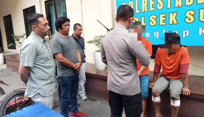 Polisi Tembak Pelaku Curas Di Desa Helvetia