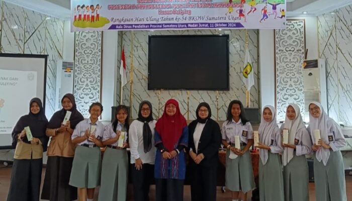 BKOWSU Bersama DWP Disdiksu Gelar Dialog Interaktif Hindarkan Anak Dari Bullying