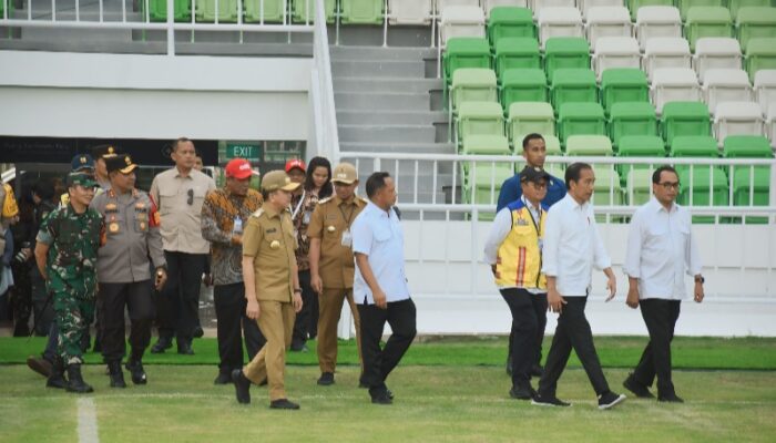 Pangdam I/BB Dampingi Presiden RI Resmikan Stadion Utama Sumut