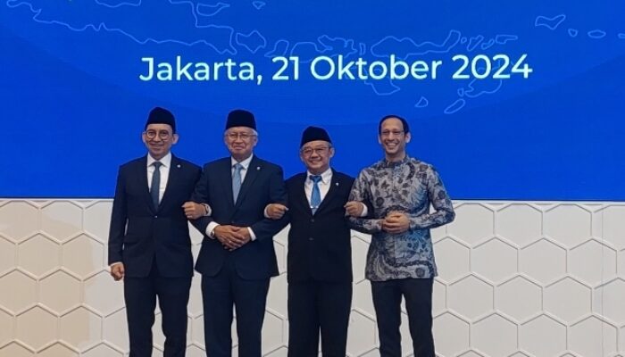 Sambut Tiga Menteri Baru, Nadiem Makarim Titipkan 26 Episode Merdeka Belajar