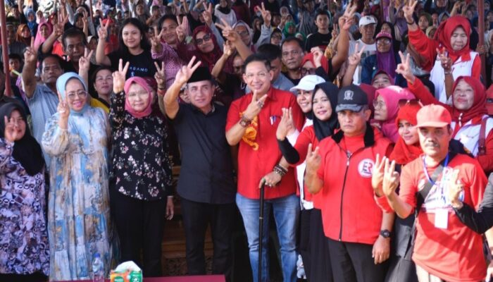 Masyarakat Nelayan Indah Antusias Sambut Edy Rahmayadi