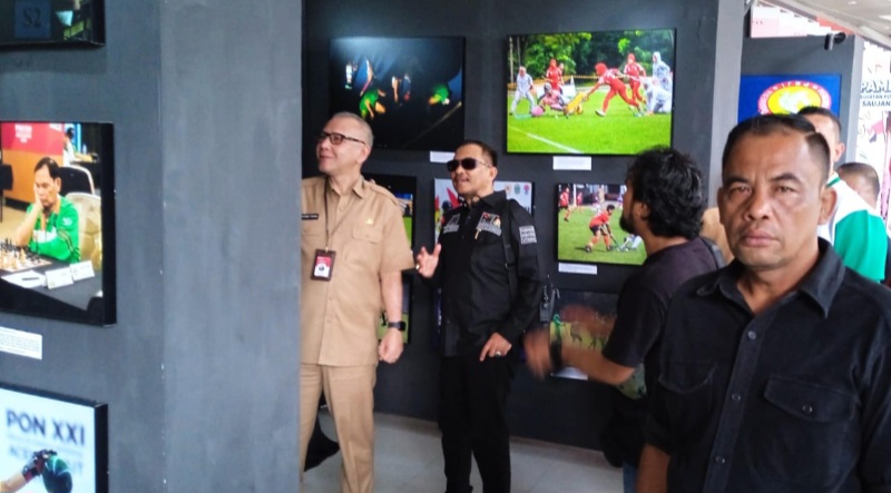 Kades Silo Baru Asahan Apresiasi Pameran Foto PON