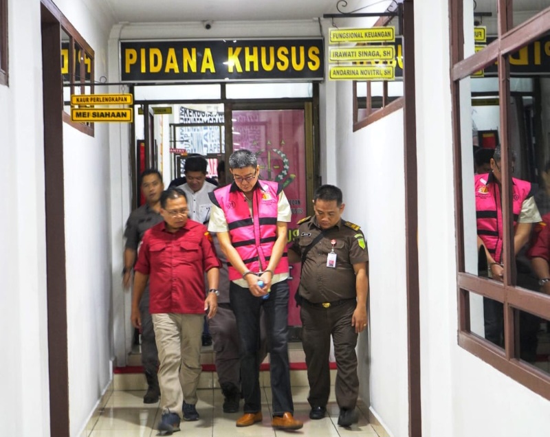 Kejari Medan Tahan Tersangka Kasus Perpajakan 55,23 M