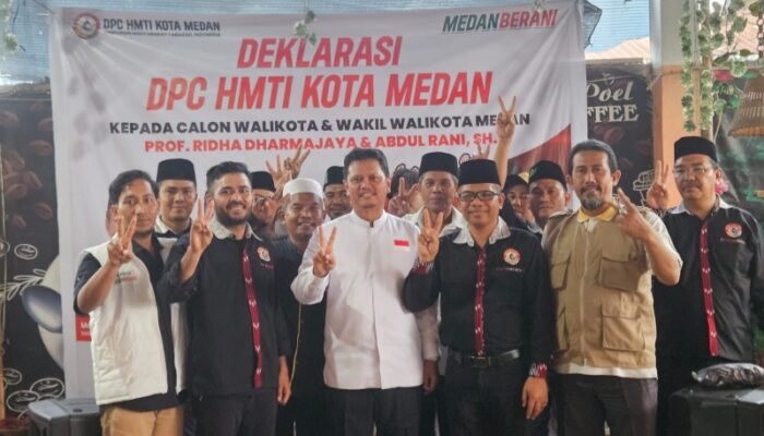 HMTI Nilai Ridha-Rani Paling Layak Pimpin Medan
