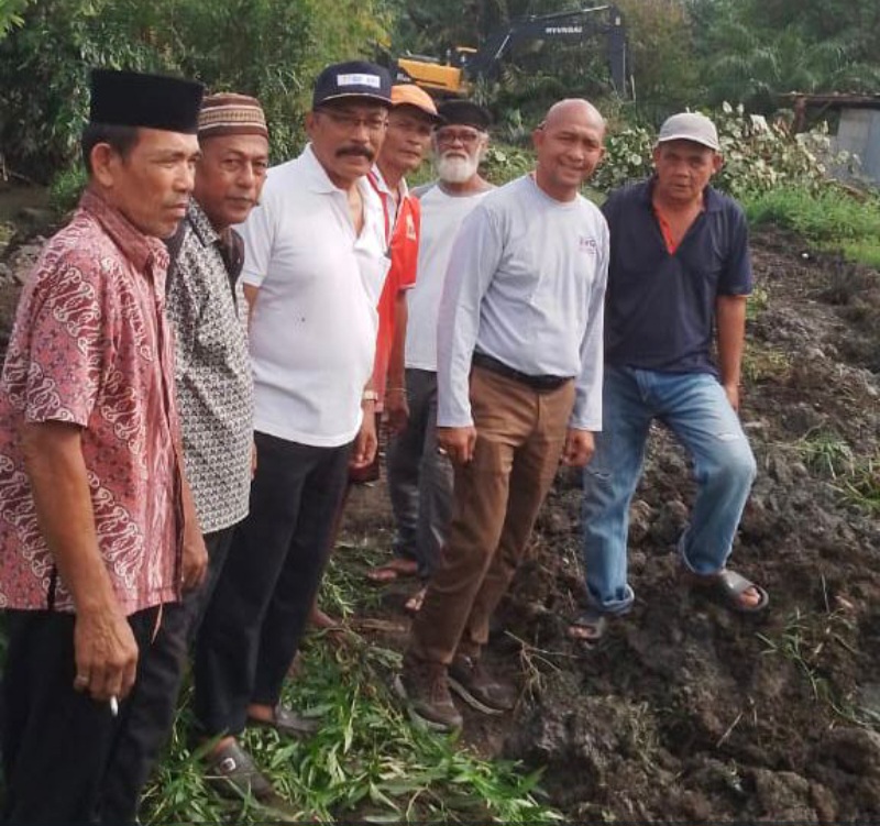 Dani Ginting Tanggapi Keluhan Masyarakat Untuk Normalisasi Parit 1,3 Km