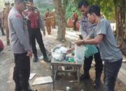 Polisi Bakar Barak-barak Narkoba Di Medan Sunggal