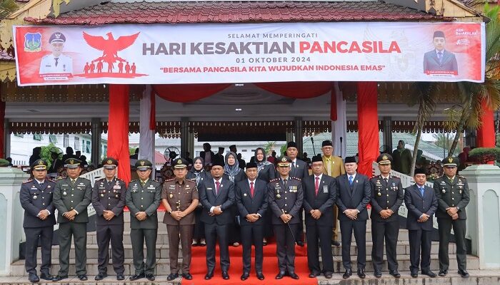 Pj Wali Kota Pimpin Upacara Peringatan Hari Kesaktian Pancasila