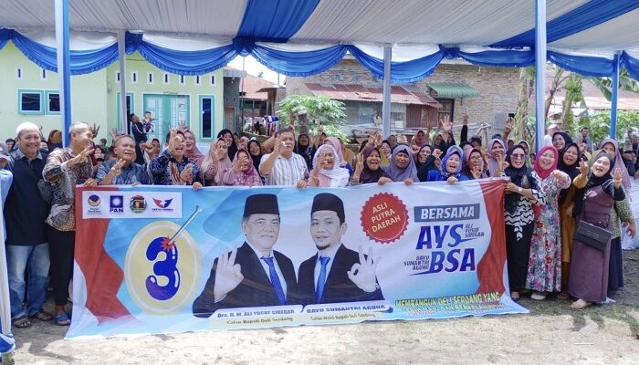 Warga Nagatimbul Pastikan Pilih Putra Asli Deliserdang Yusuf-Bayu