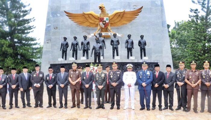 Pj Gubsu Pimpin Upacara Hapsak Di Tugu Sudjono