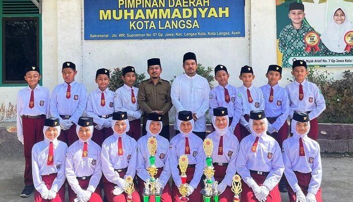 Paskibra SD Muhada 2 Langsa Juara Umum II Paskib Tupai Lompat 1